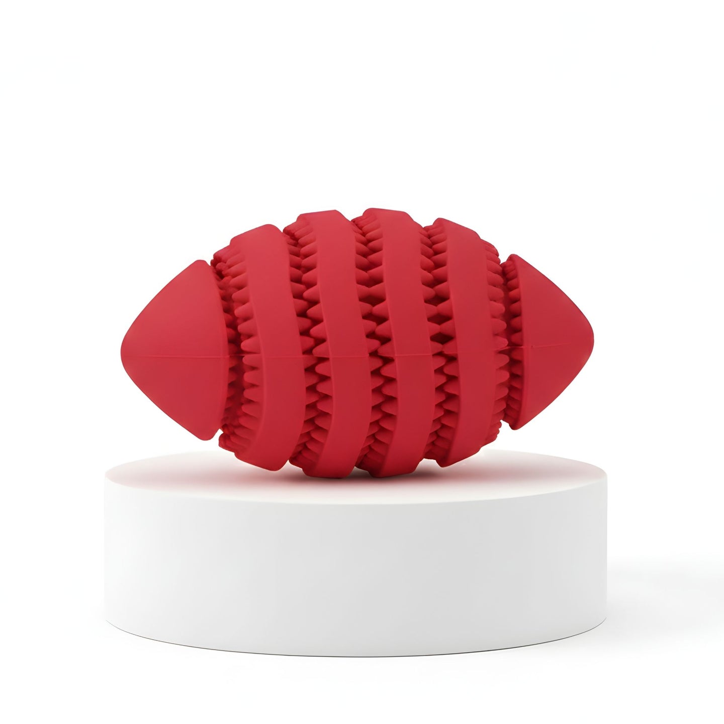 Rubber snack ball for dogs – intelligence toy & treat ball to combat boredom