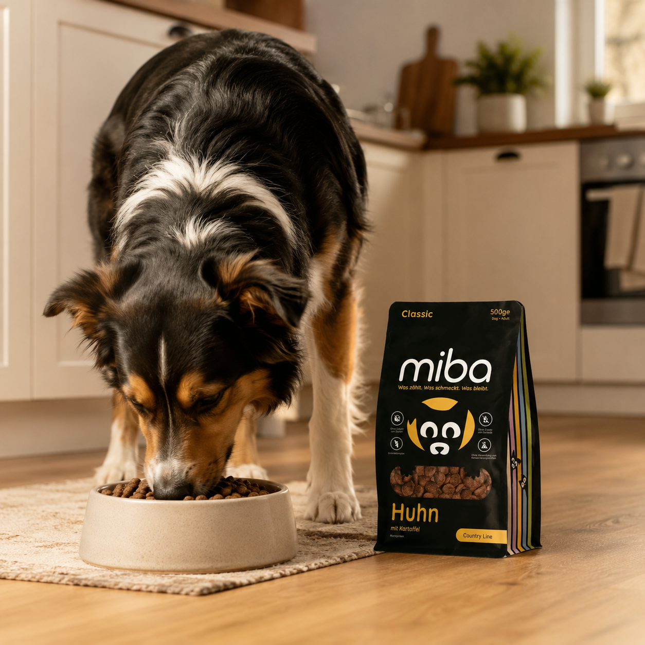 Trockenfutter Hund Huhn & Kartoffel – Monoprotein für Gelenke