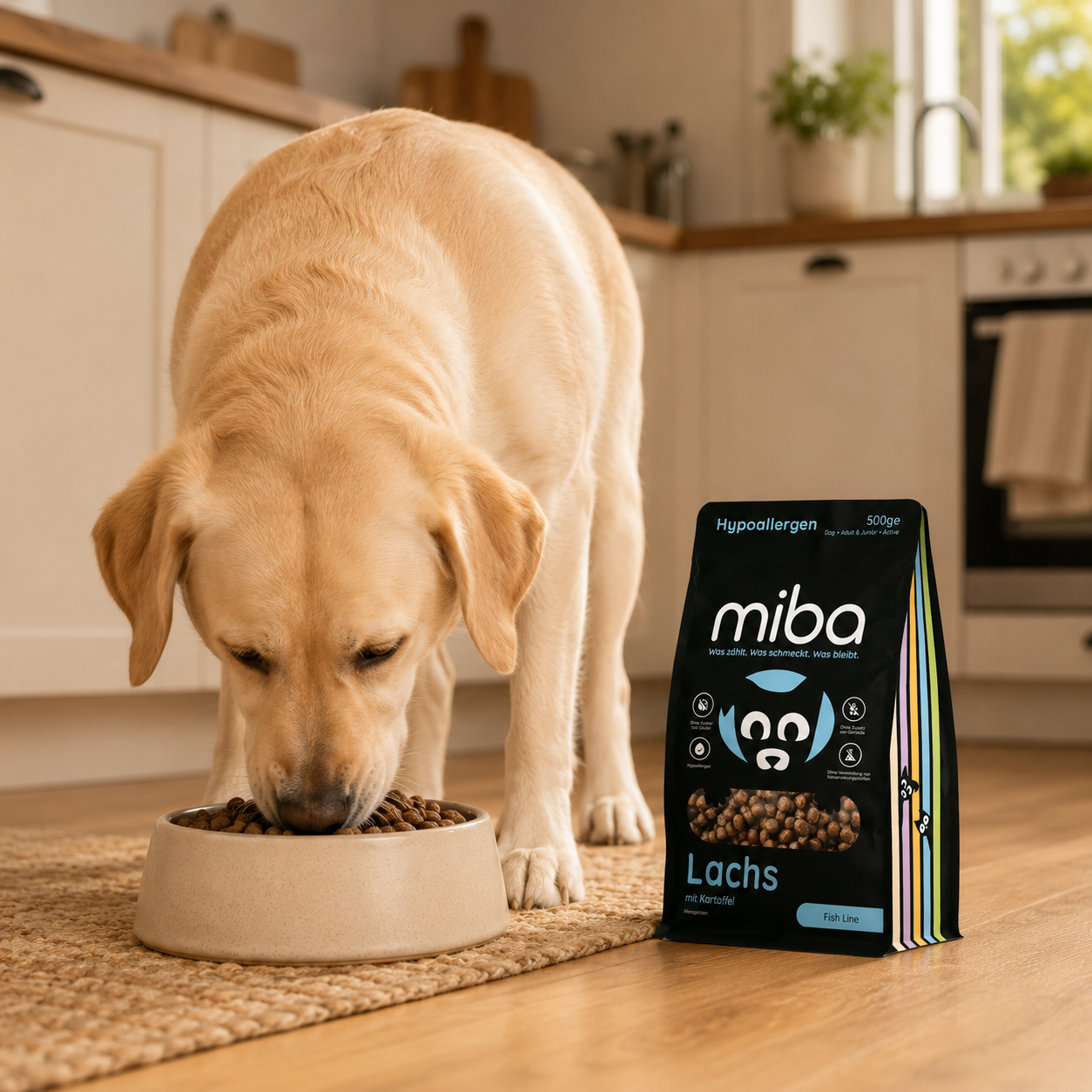 Trockenfutter Hund Lachs & Kartoffel – Omega-3 für Fell & Welpen