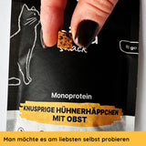 Knusprige Hühnerhäppchen mit Obst